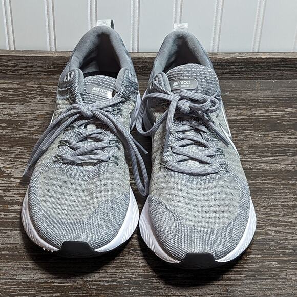 Nike Women's Gray React Infinity Flyknit CT2423 Running Shoe Size 9.5. - Picture 2 of 8